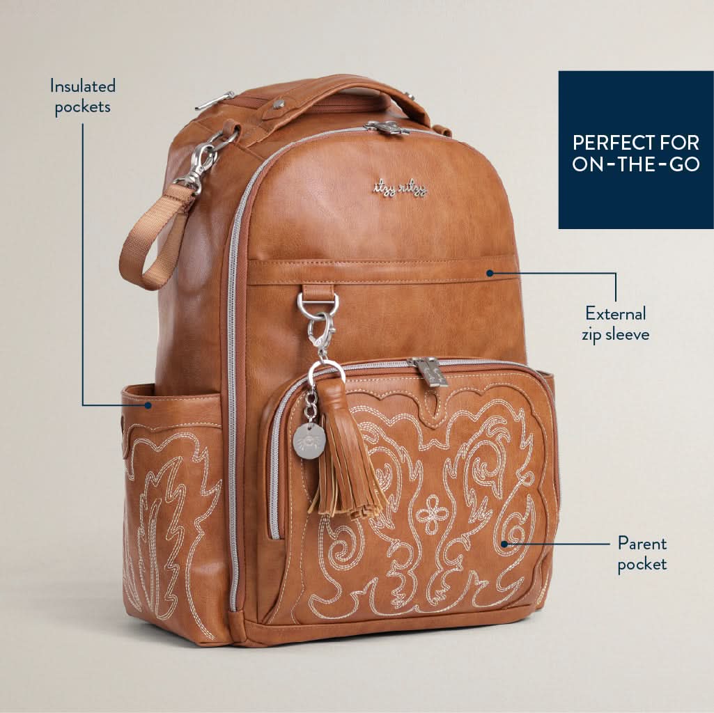Babylist x Itzy Ritzy Saddle Boss PlusTM Large Diaper Bag Backpack - Image 3