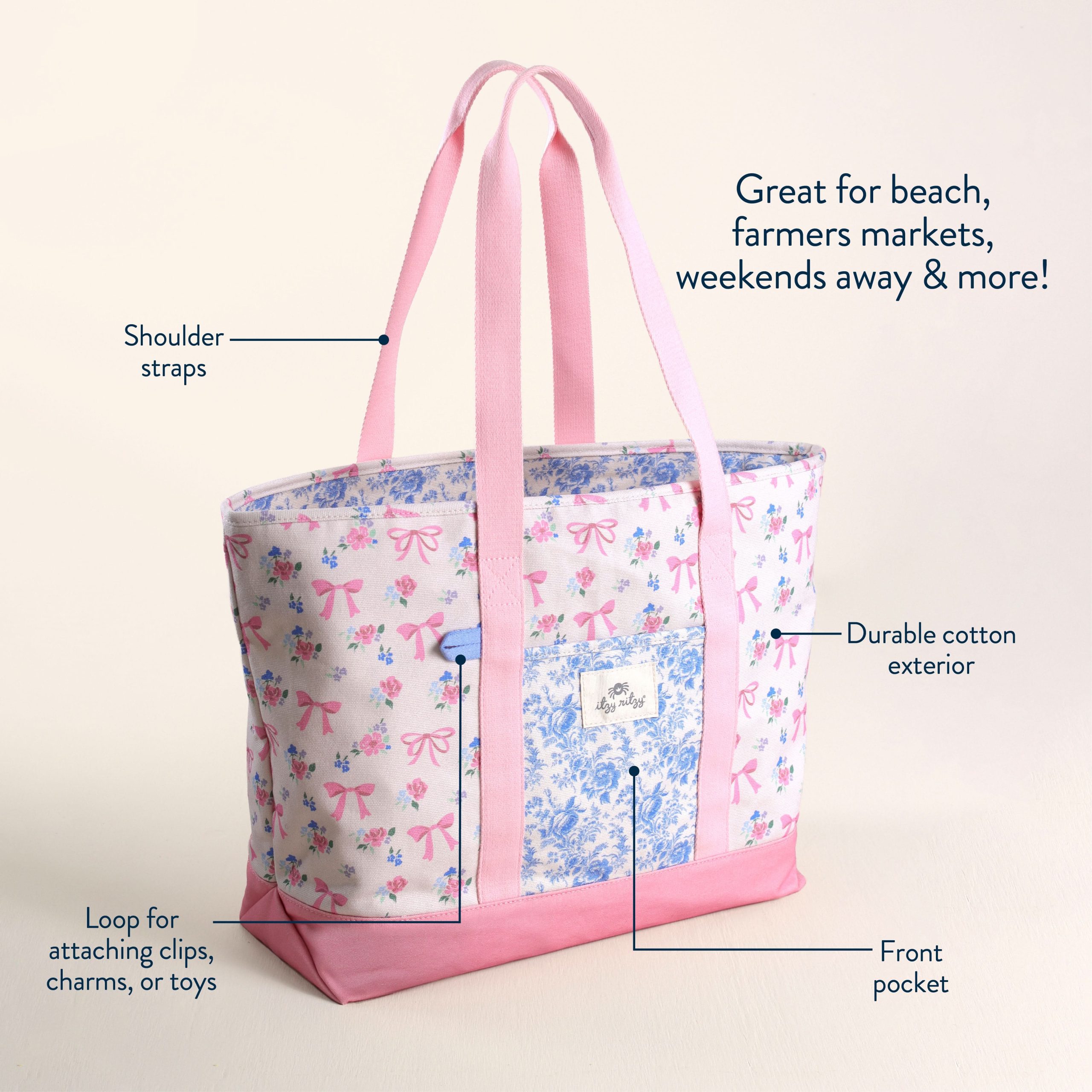 Itzy ExplorerTM Canvas Mom Tote - Image 11