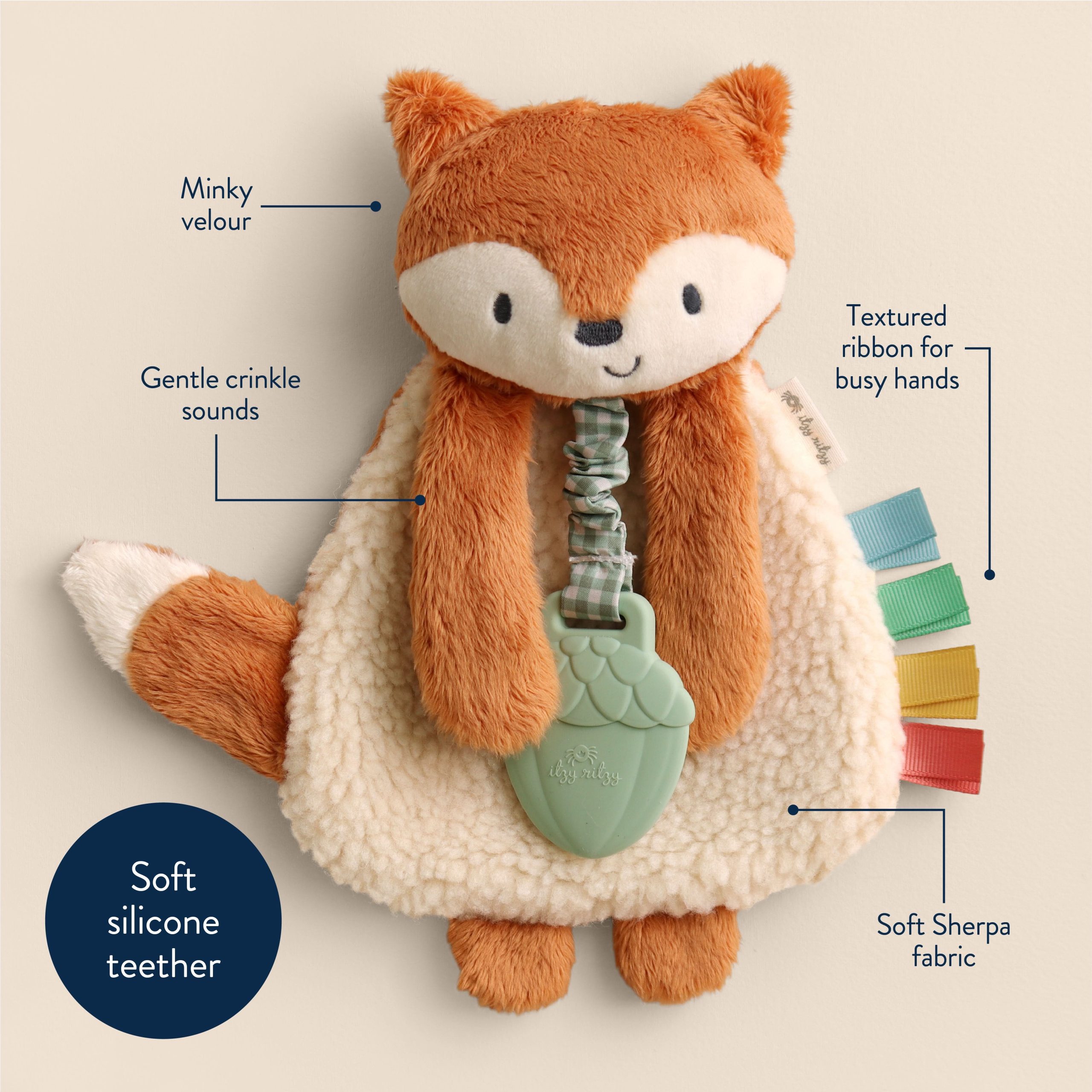 Babylist x Itzy LoveyTM Plush and Teether Toy - Image 2