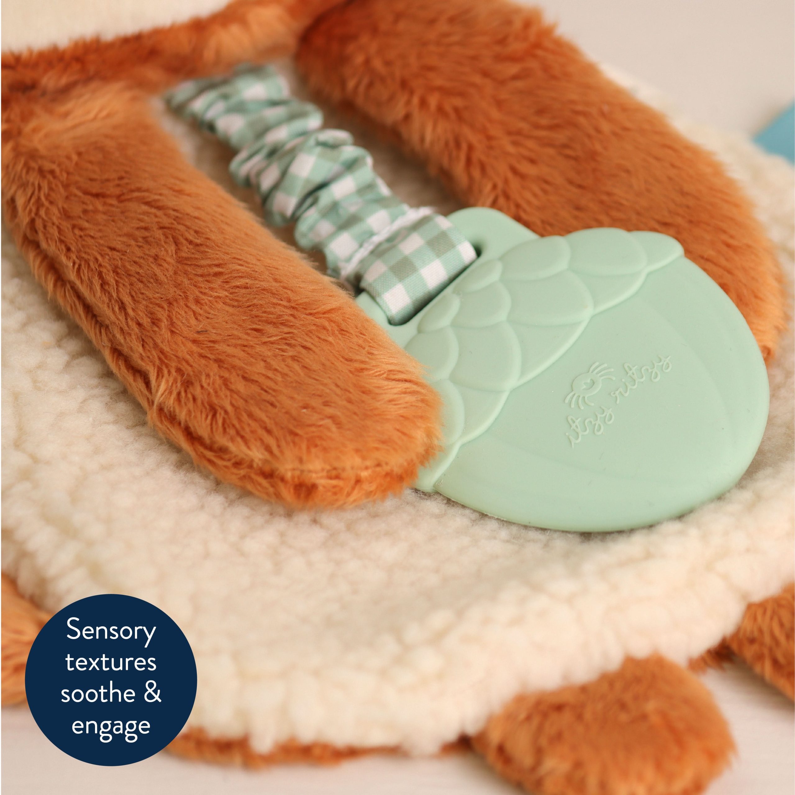 Babylist x Itzy LoveyTM Plush and Teether Toy - Image 3