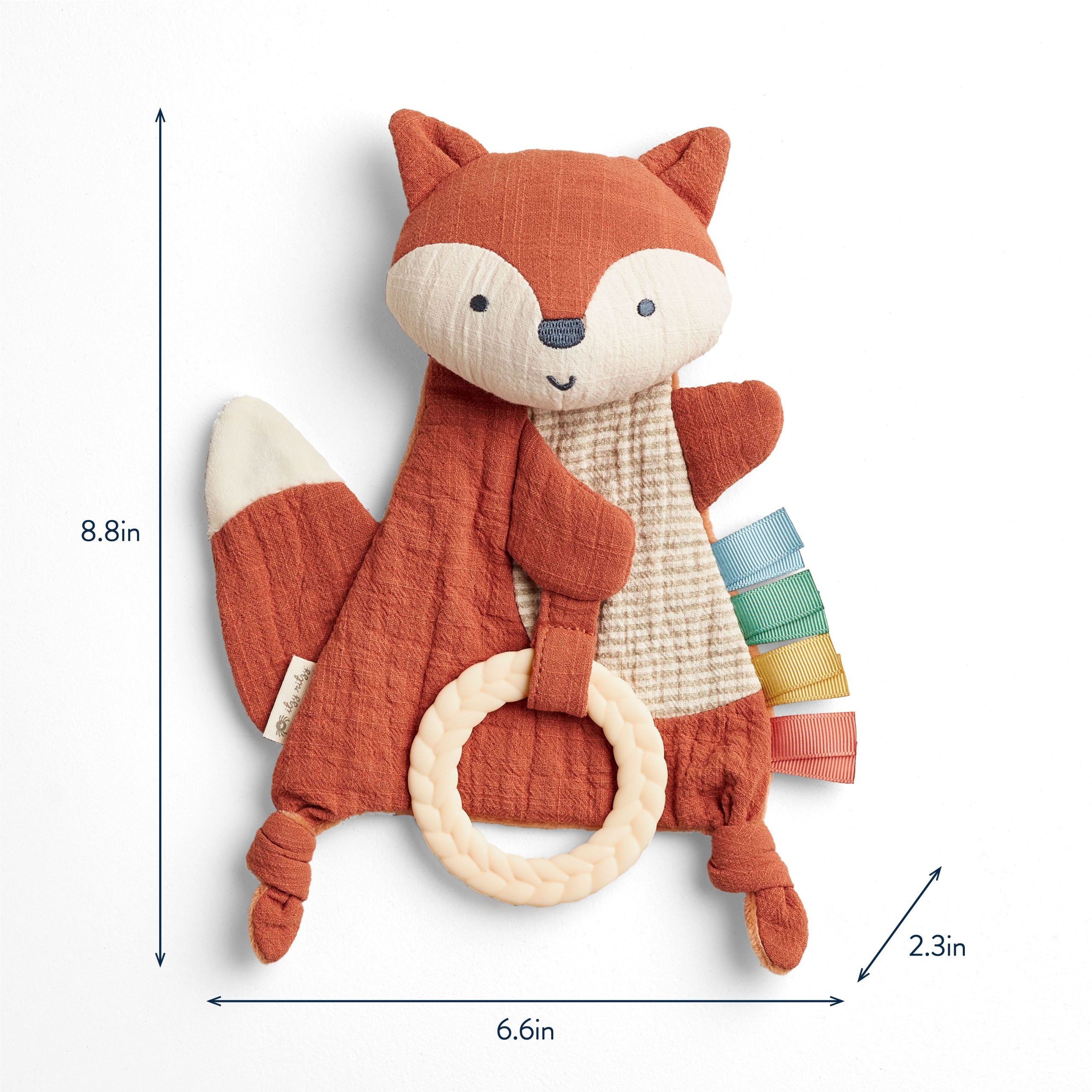 Bitzy CrinkleTM Sensory Crinkle Pal Fox - Image 7