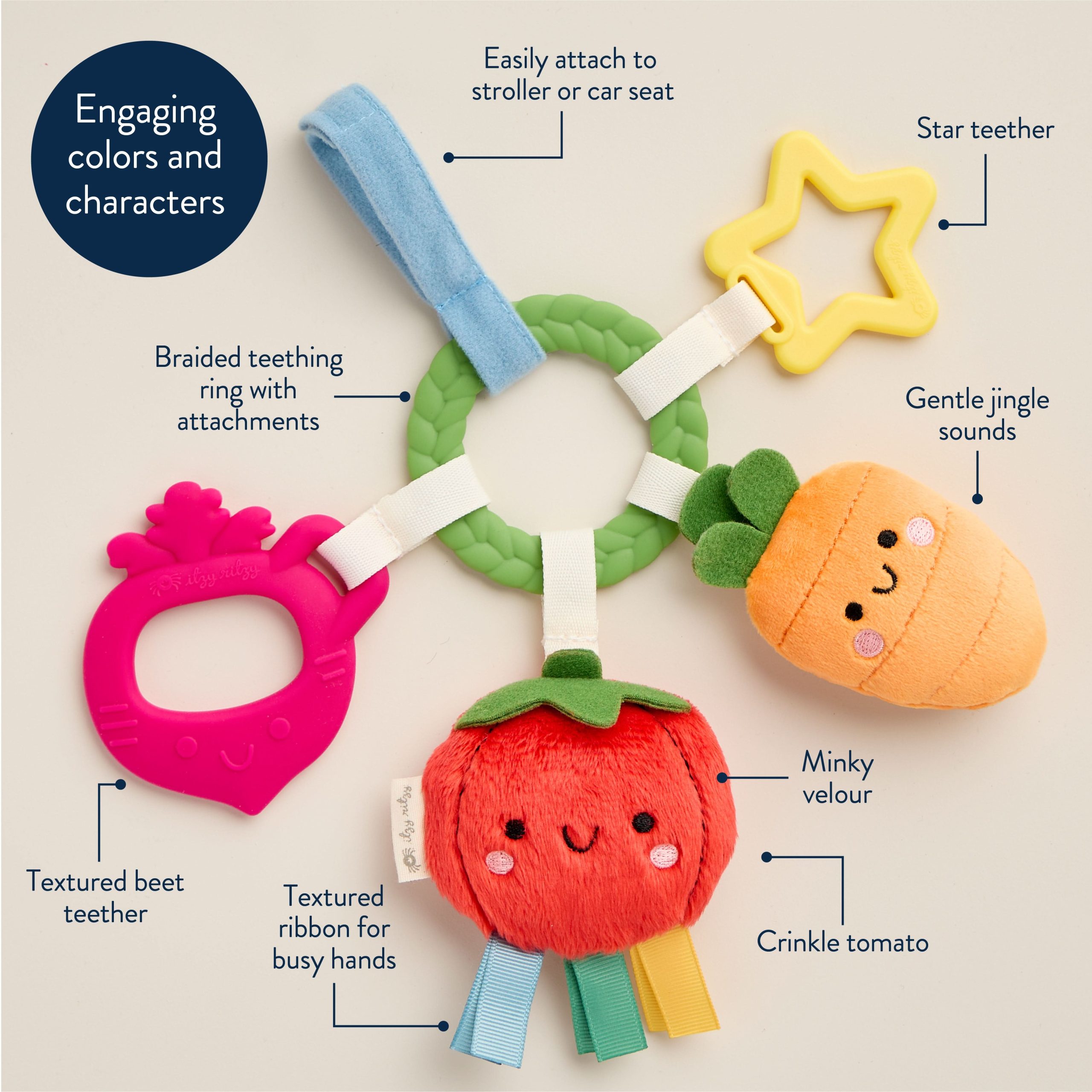 Bitzy Busy RingTM Teething Activity Toy - Image 19