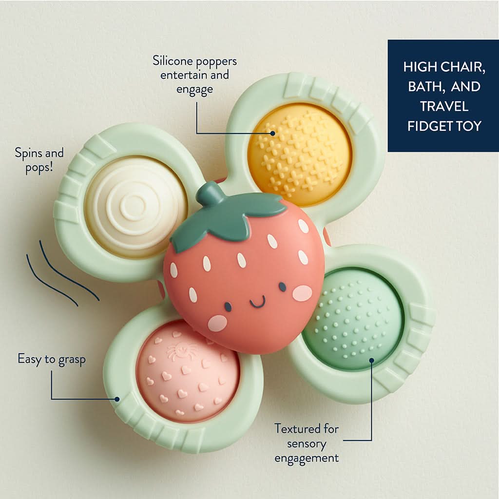 Itzy Pop & WhirlTM Fidget Spinner Travel & Bath Toy - Image 16