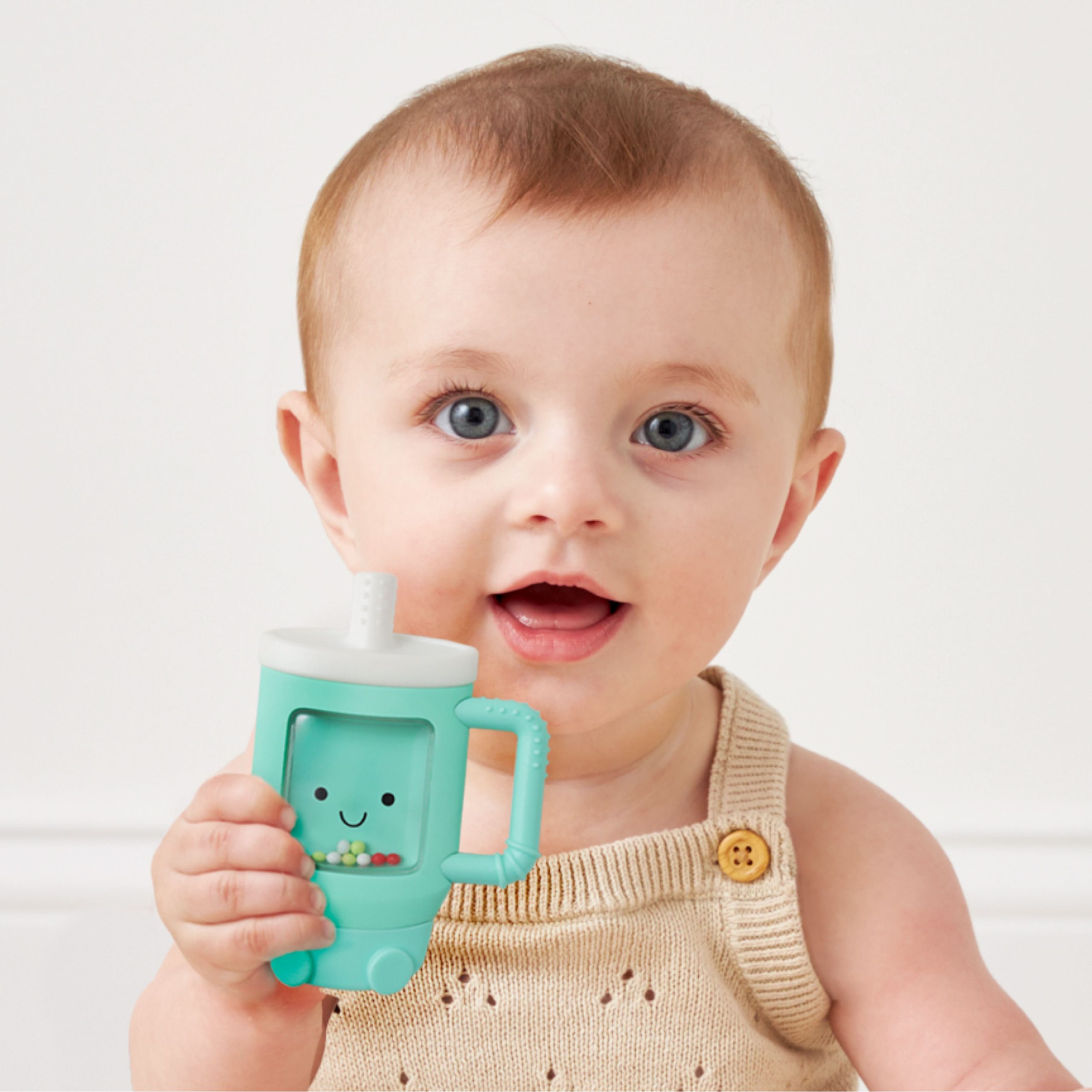 Bitzy Shake PlusTM Rattle & Teether - Image 2
