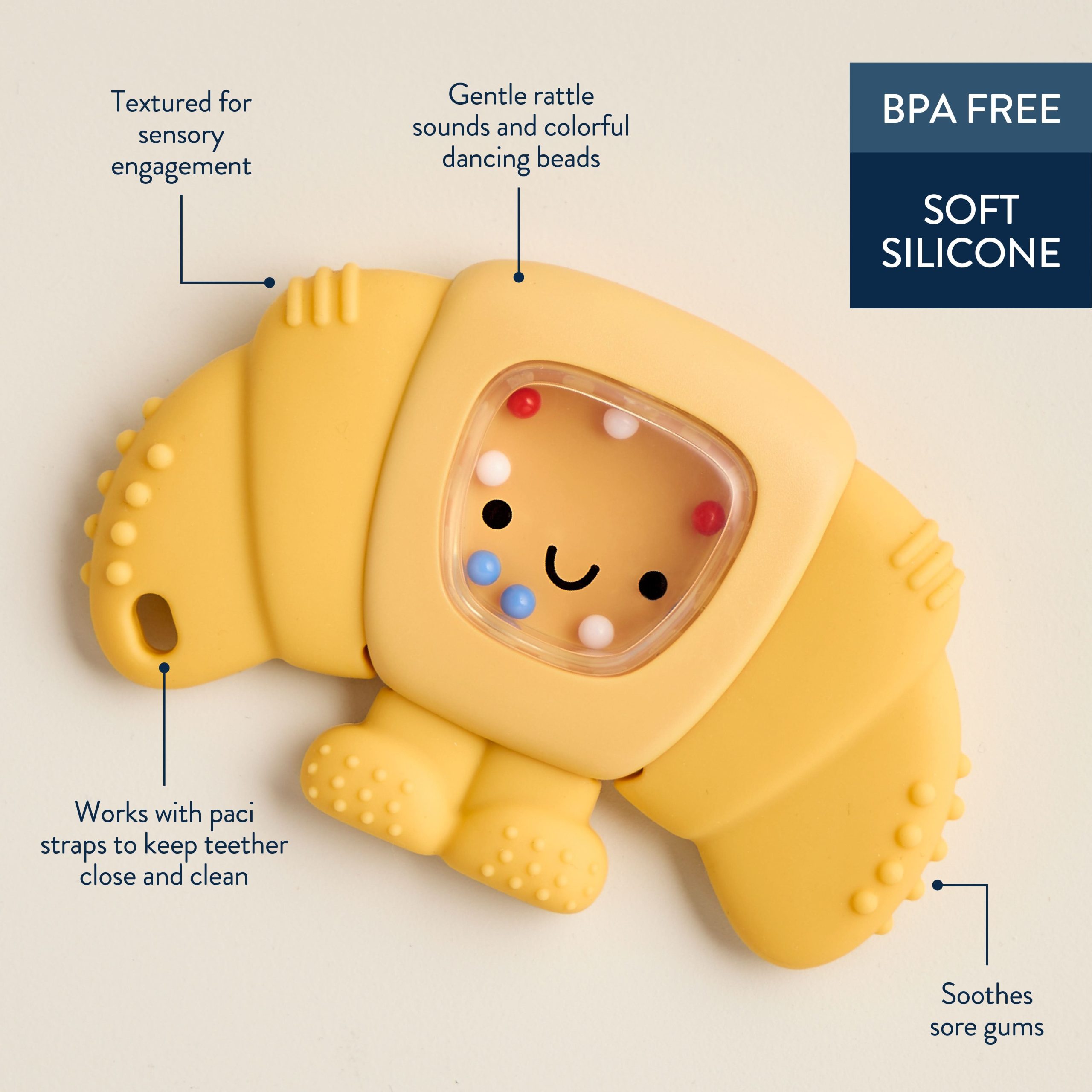 Bitzy Shake PlusTM Rattle & Teether - Image 5