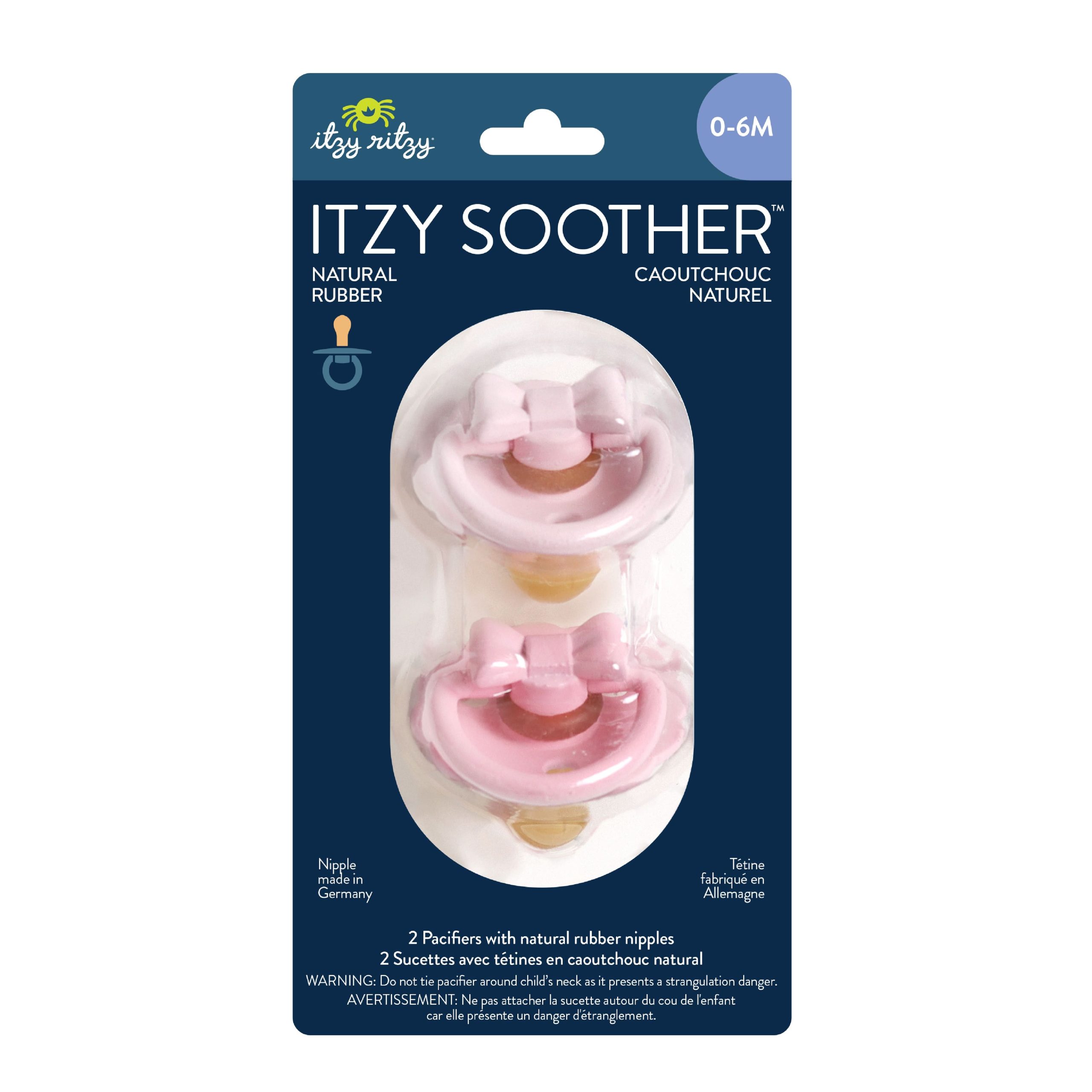 Itzy SootherTM Natural Rubber Pacifier – 0-6M - Image 5