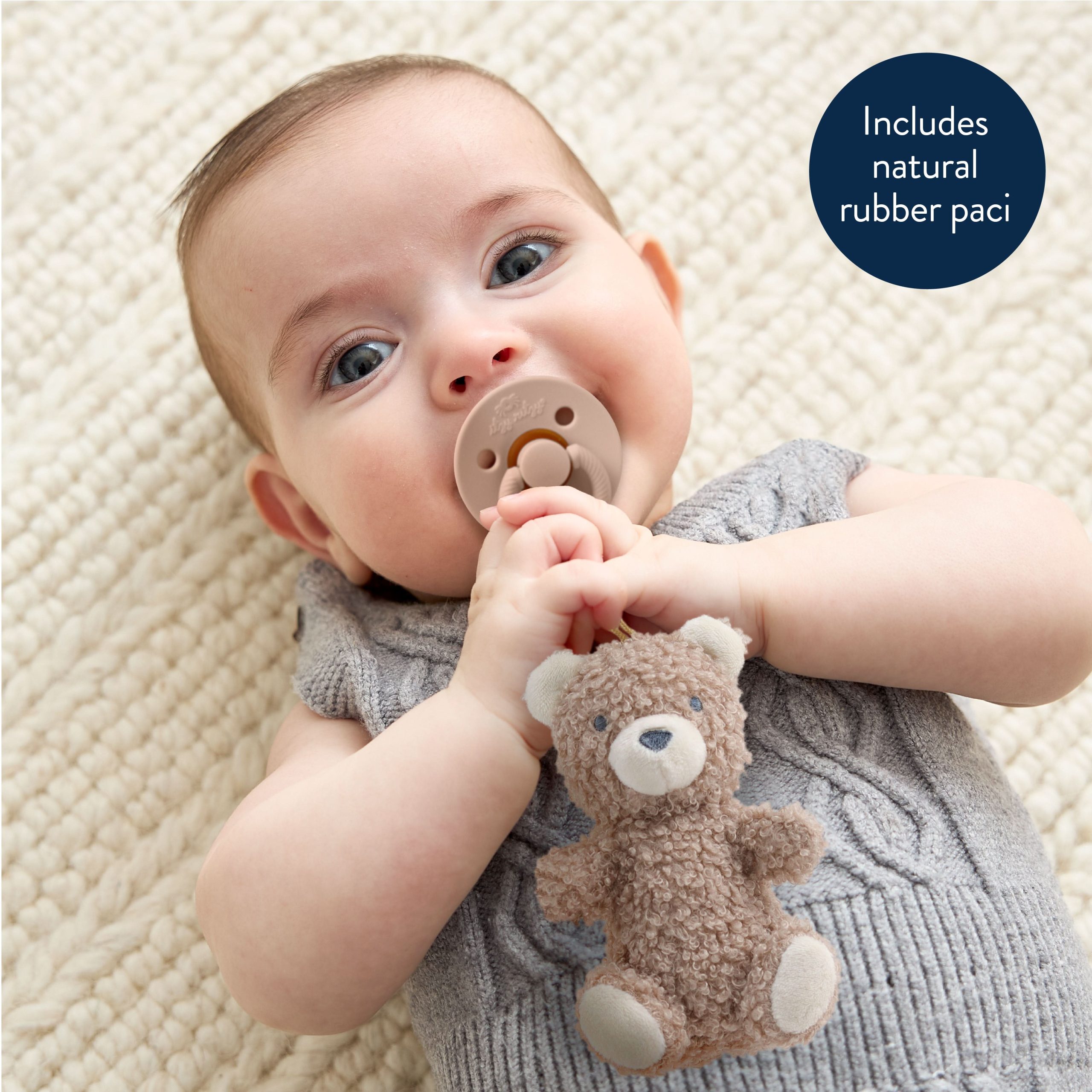 Bitzy PalTM Natural Rubber Pacifier & Lovey - Image 19