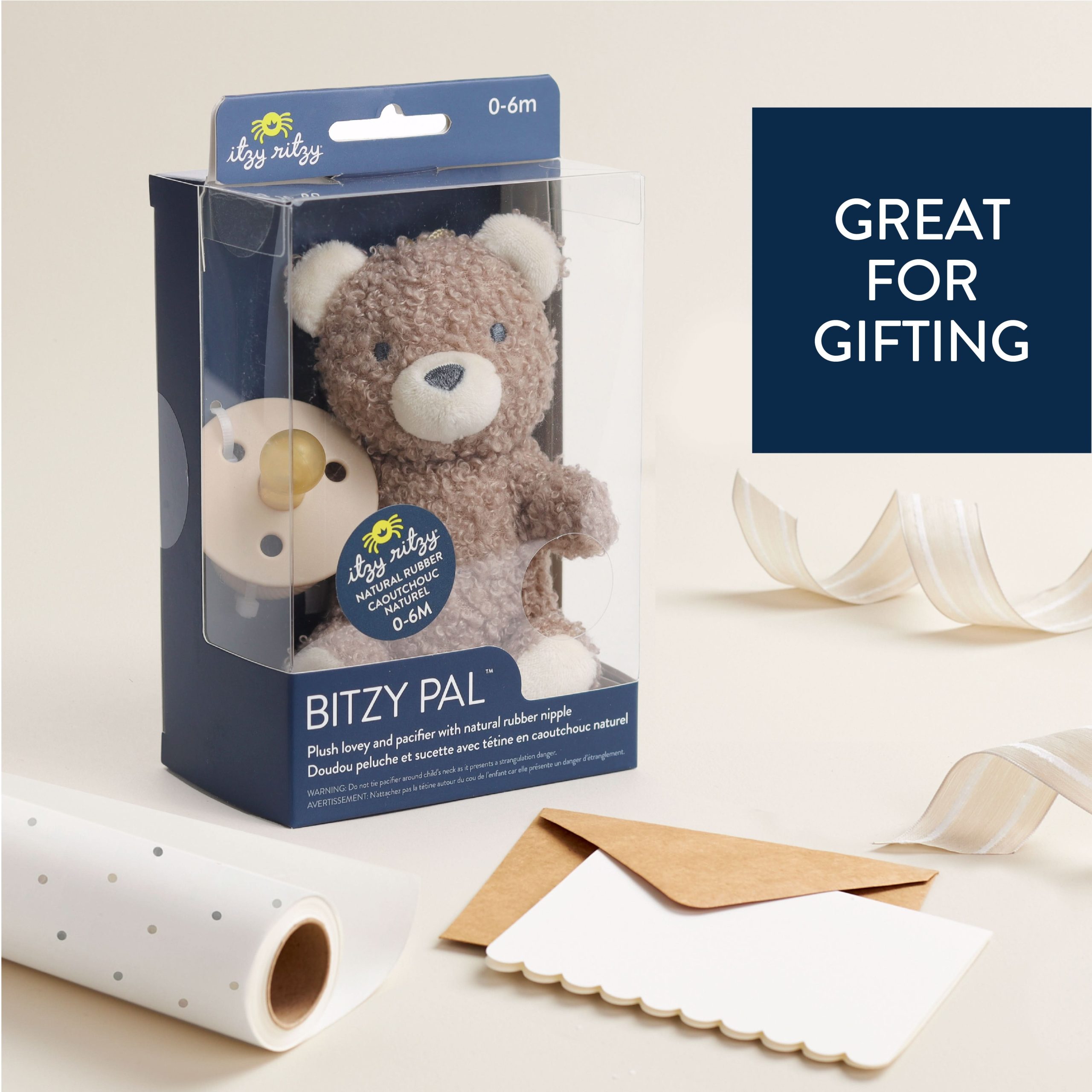 Bitzy PalTM Natural Rubber Pacifier & Lovey - Image 24