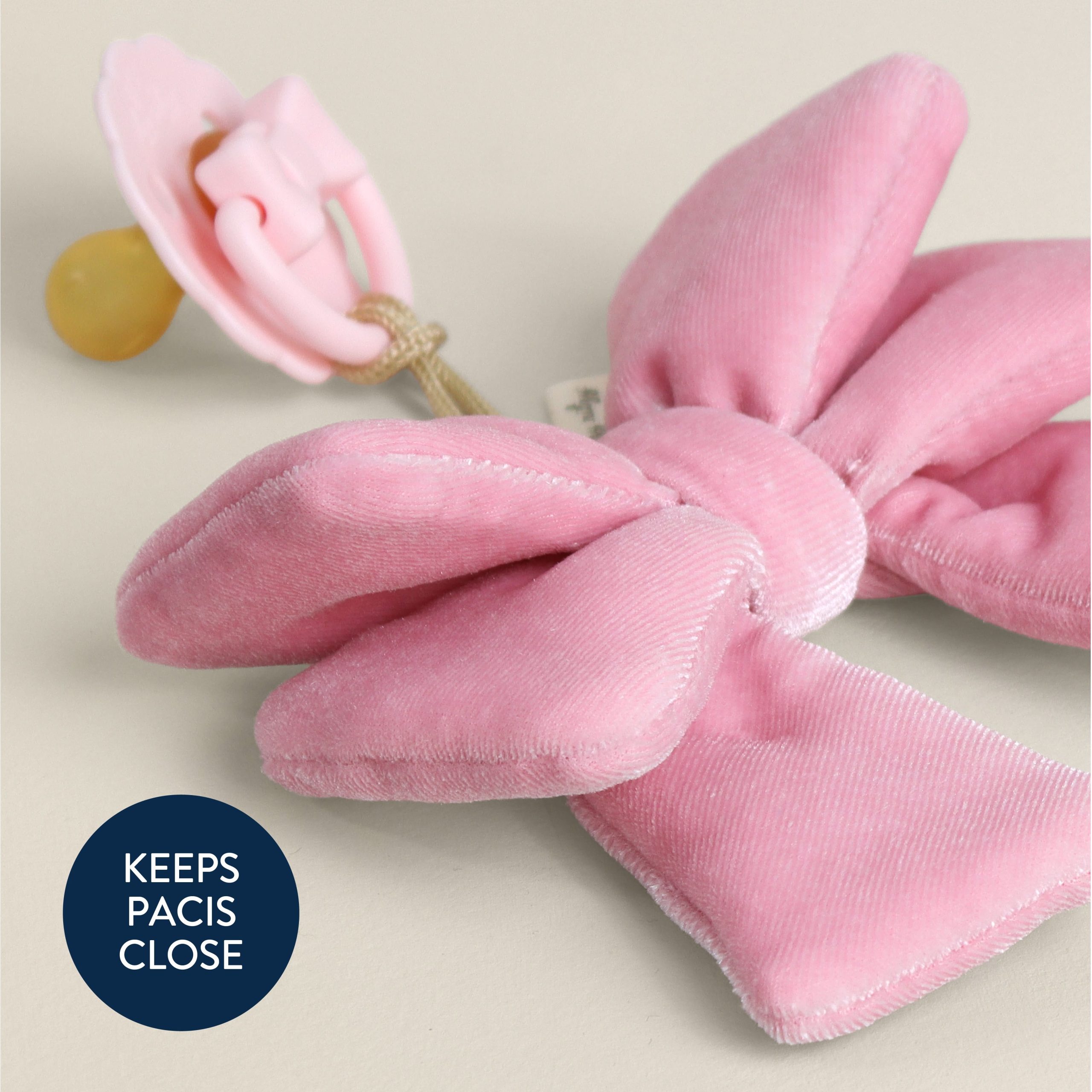Bitzy PalTM Natural Rubber Pacifier & Lovey - Image 5