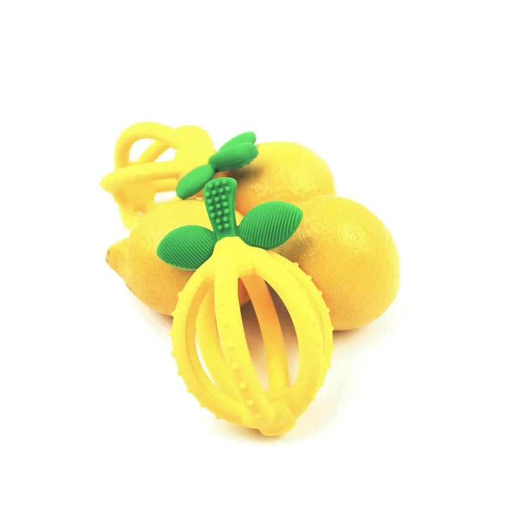 Bitzy BiterTM Teether Ball Lemon - Image 3