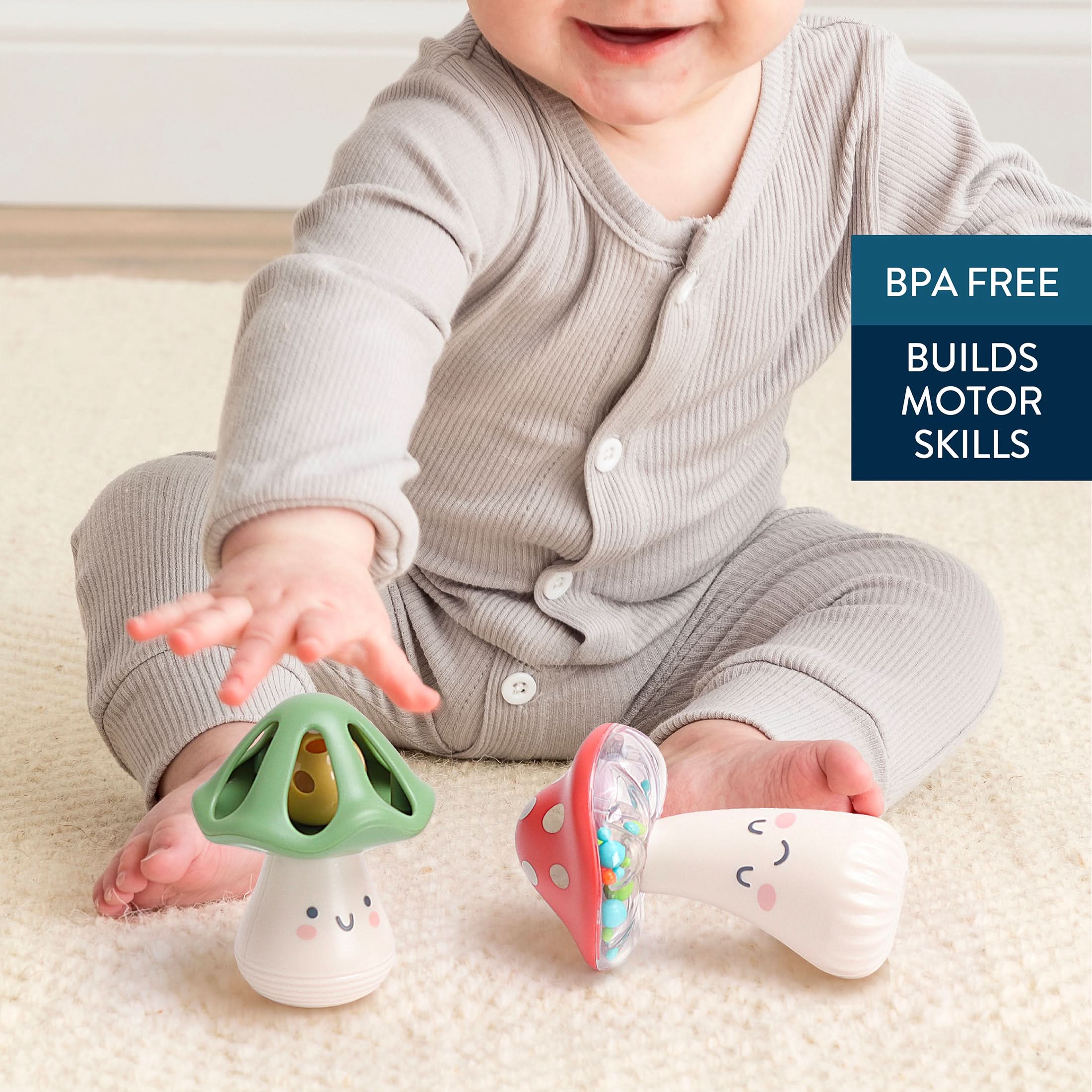 Itzy Mini MaracasTM Musical Rattle Set - Image 4