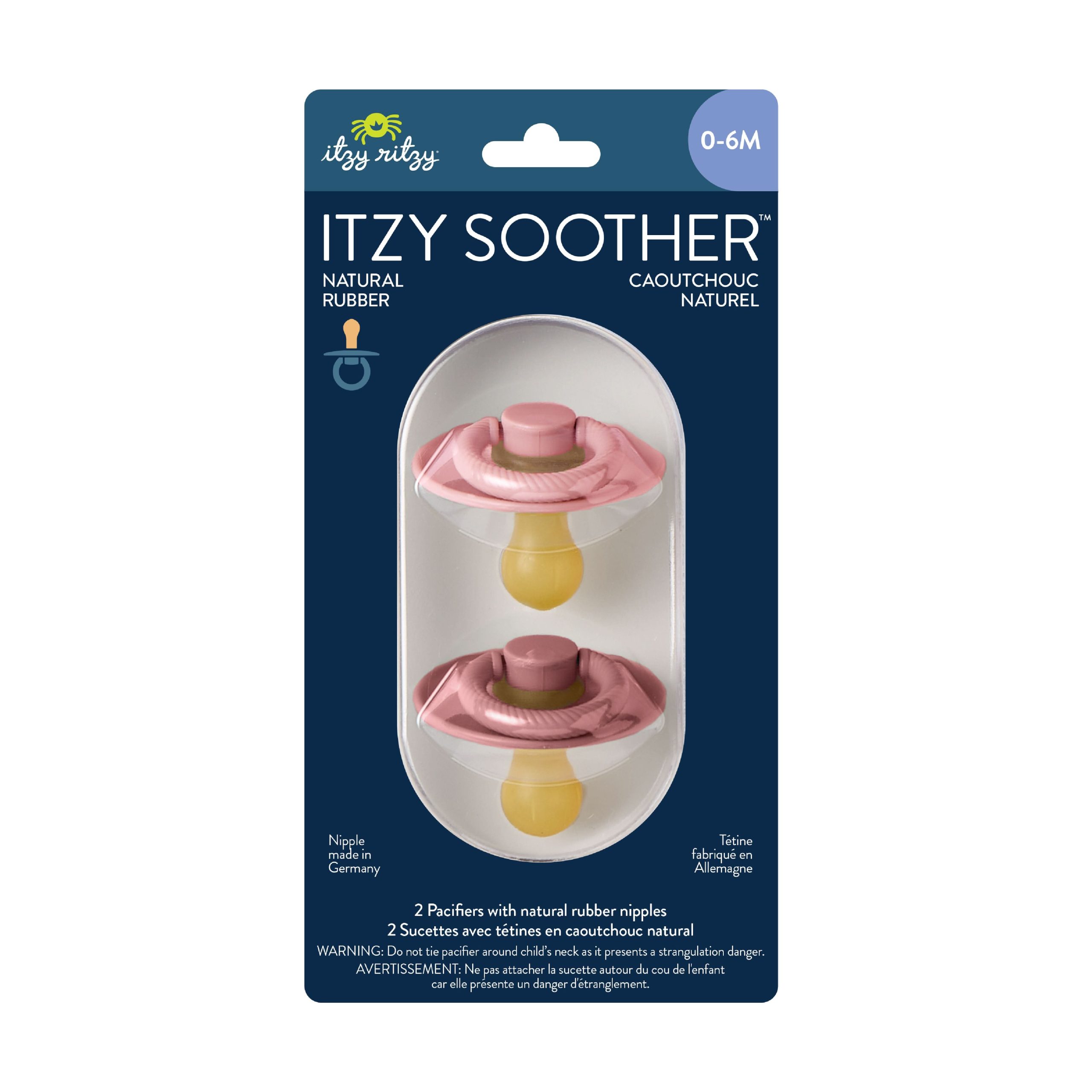 Itzy SootherTM Natural Rubber Pacifier – 0-6M - Image 26